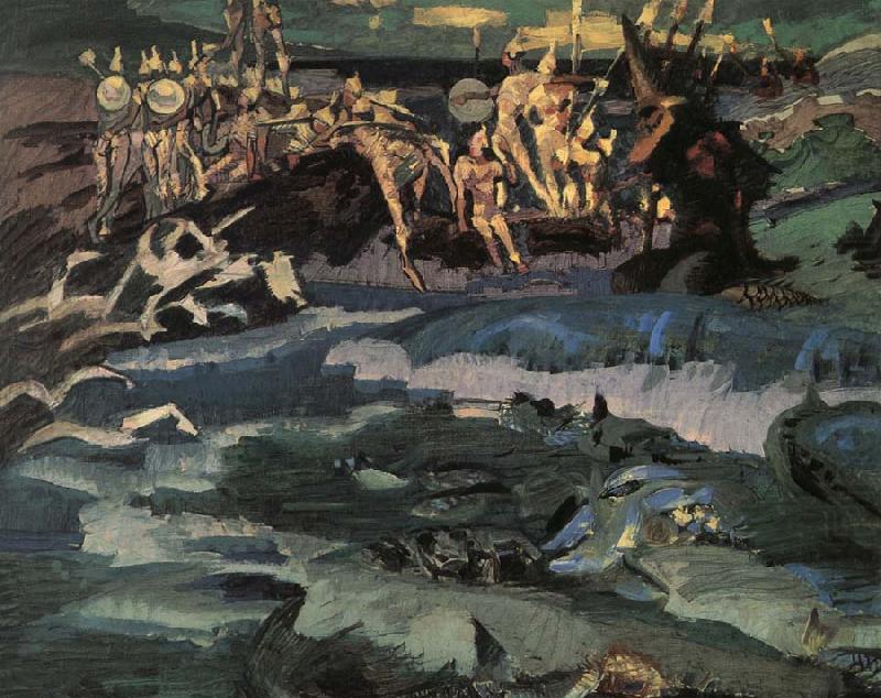 Thirty-Three Bogatyrs, Mikhail Vrubel